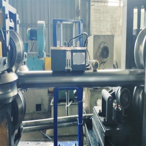 On-line eddy current testing system for straight welded pipe EFH1002