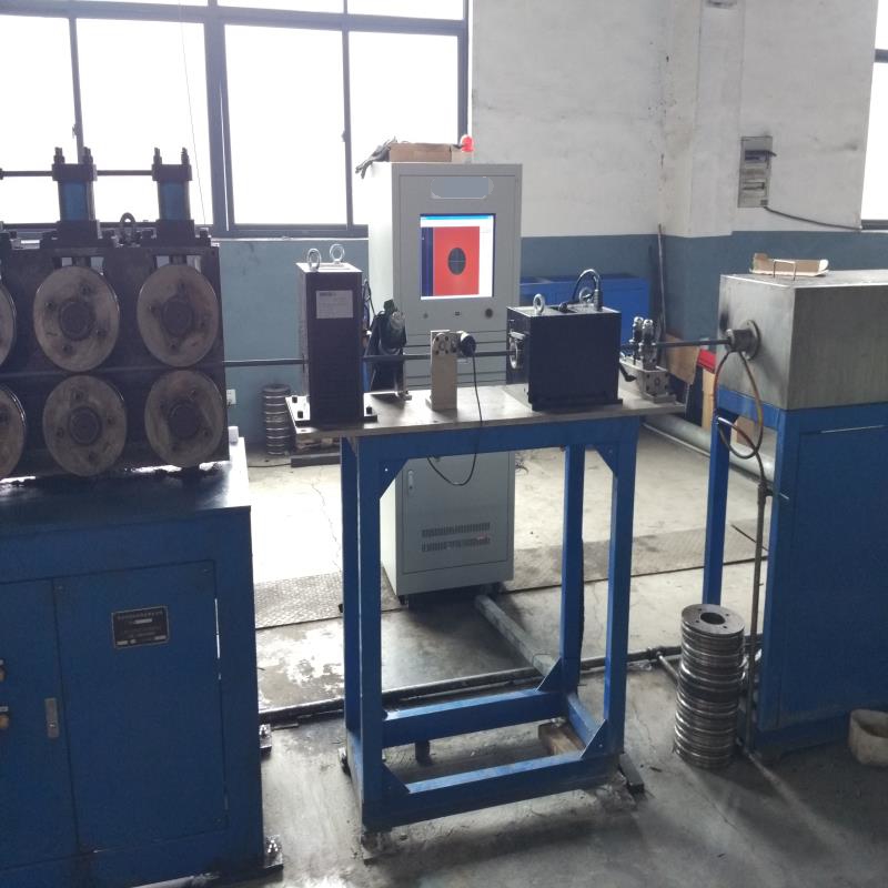 On-line eddy current testing system for spring steel wire ECH7002